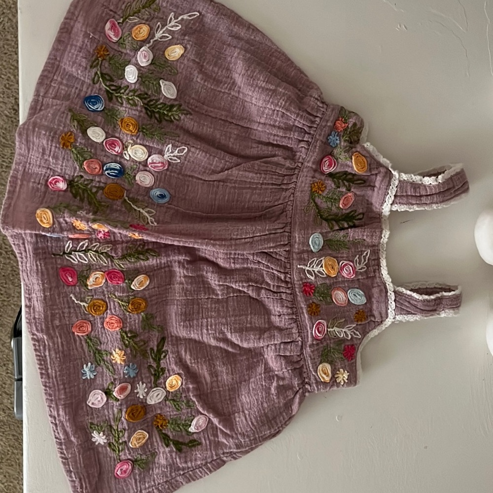 Mimi & Maggie floral baby dress